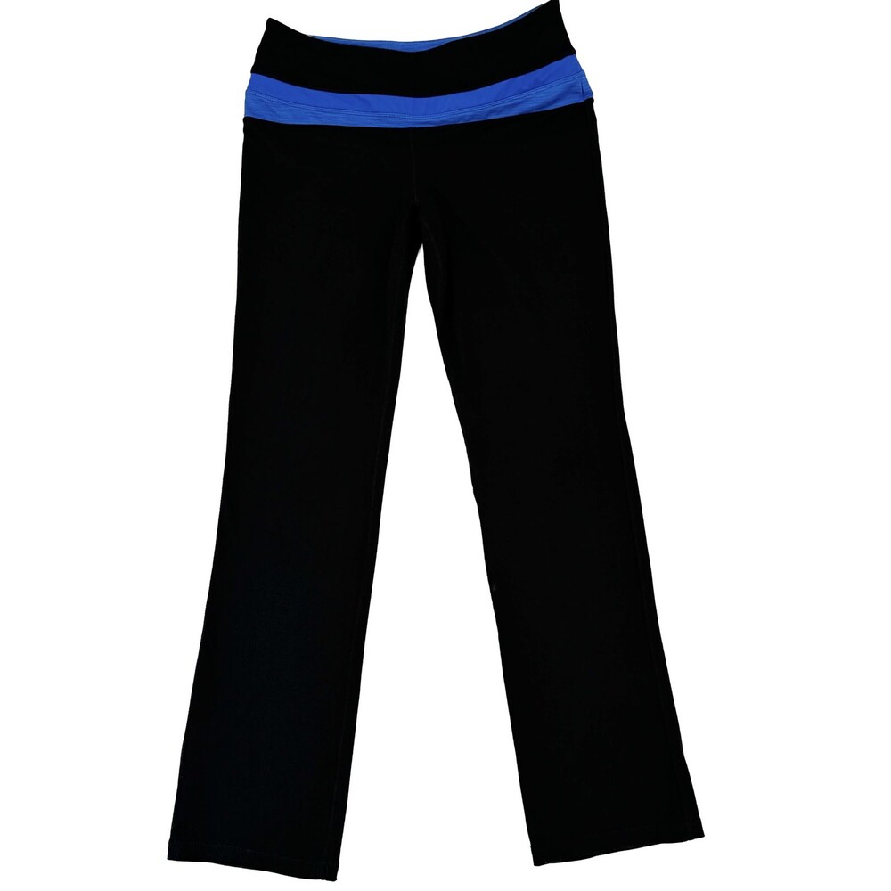 Tangerine Womens Yoga Pants Small Black Royal Blue Athletic Bootcut Stretch